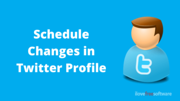 Schedule Changes in Twitter Profile for Name, Bio, Location, URL, Avatar, Cover