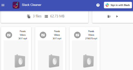 slack cleaner to delete files in bulk