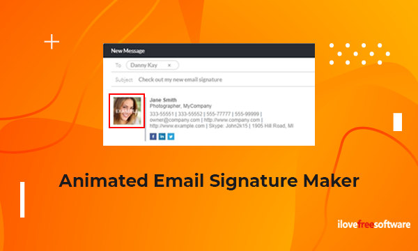 5 Free Online Animated Email Signature Maker Websites
