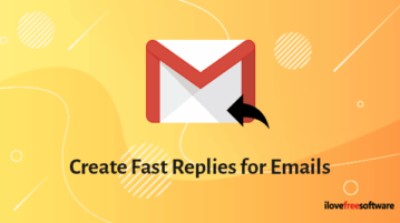 Create Fast Replies for Emails