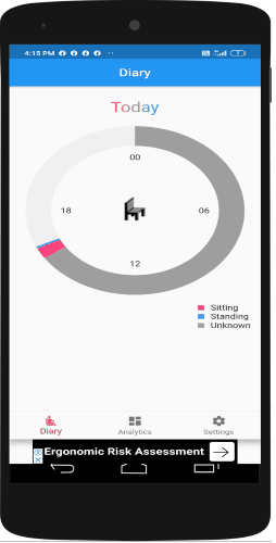 Free Sitting Time Tracker App to Auto Record Sitting and Standing