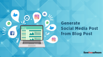 Generate Social Media Post from Blog Post