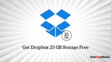 Get Dropbox 25 GB Storage Free