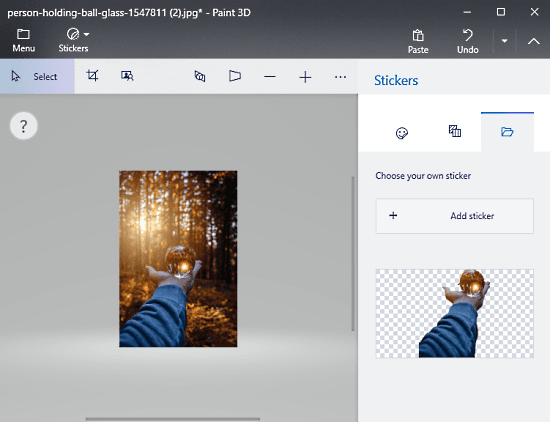 How to Remove Image Background using Paint 3D in Windows 10 4