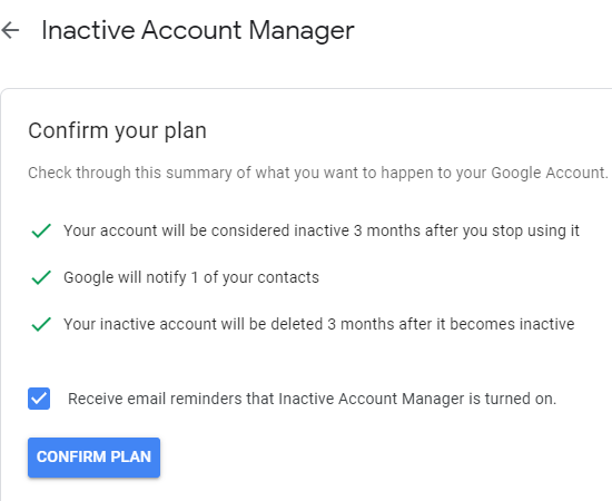 How to Schedule Your Google Account for Auto Delete When Not Used 8