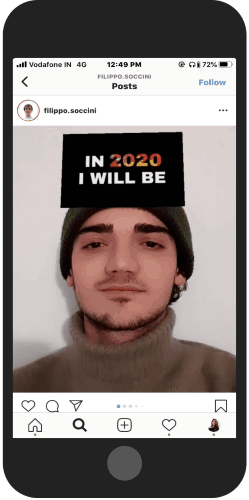 Instagram 2020 Prediction filter