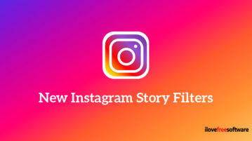 New Instagram story filters