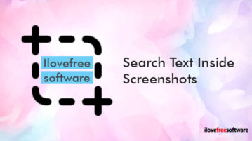 Search Text Inside Screenshots