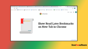 Show Read Later Bookmarks on a New Tab in Chrome