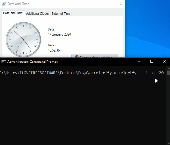 Accelerate System Time on Windows 10