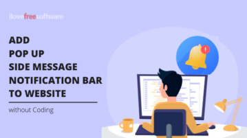 Add Popup, Side Message, Notification bar to Website without Coding