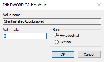 block auto installation of windows 10 suggested apps