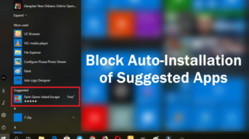 How to Block Windows 10 from Automatically Installing Suggested App?