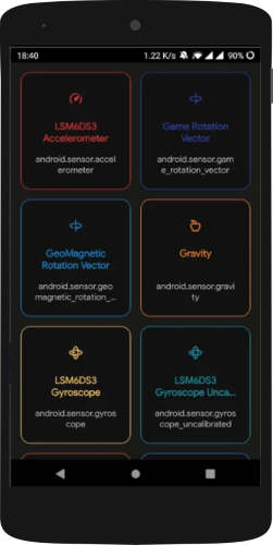 check sensors on your Android phone