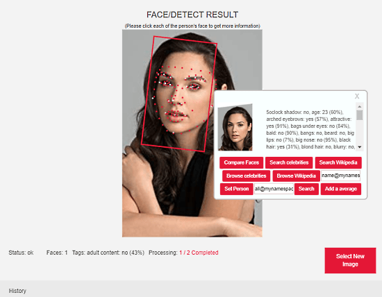 search similar faces on the web with betaface