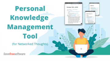 Free Online Personal Knowledge Management Tool to Organize Thoughts