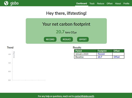 free online carbon footprint calculator