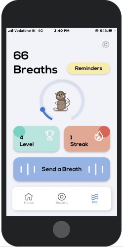 track your breathing progress