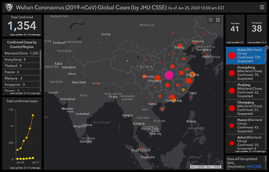 Track Novel Coronavirus Spread with this Interactive Map