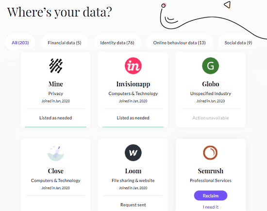 Know Which Companies Have Your Data