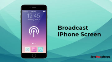 Broadcast iPhone Screen
