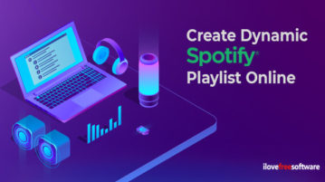 Create Dynamic Spotify Playlist Online