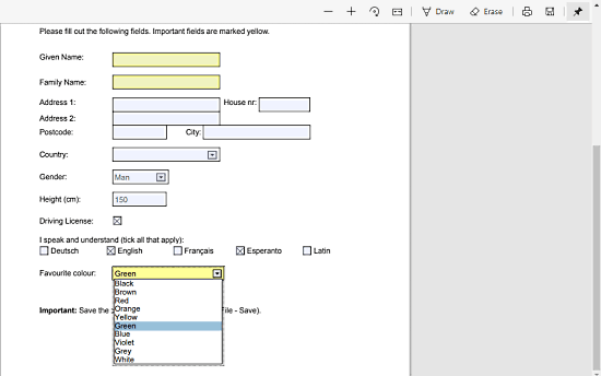 How to Edit PDF Forms, Sign Documents with PDF Viewer in Edge Chromium 1