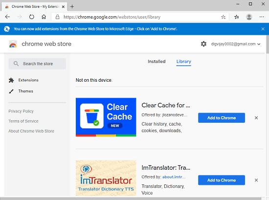 How to Import Chrome Extensions to Edge Chromium 3