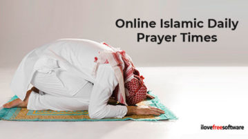 Online Islamic Daily Prayer Times