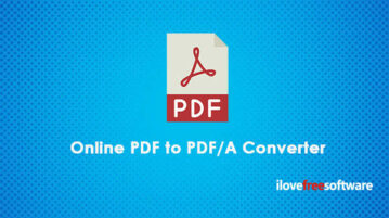 Online PDF to PDFA Converters