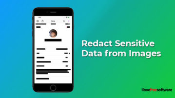 Redact Sensitive Data from Images