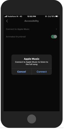 Use Apple Music in TikTok app