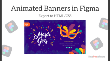 How to Create Animated Banners in Figma, Export to HTML