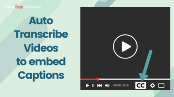 Automatically Transcribe Videos, Embed Captions for Free: Subly