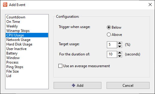 Free Task Scheduler tool to Create Event-based Actions on Windows 10