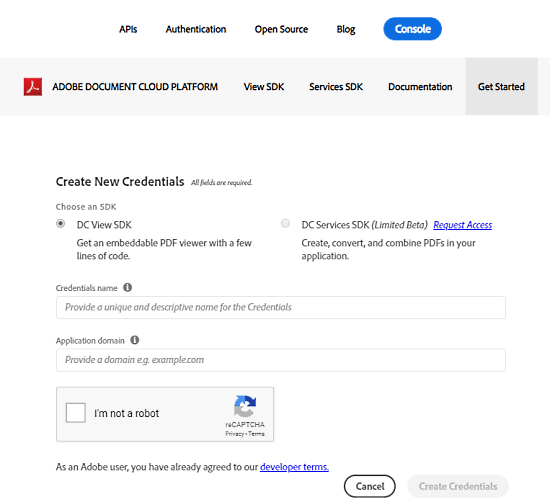 adobe view sdk