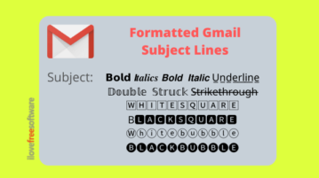 How to Add Bold, Italic, Underline Text to Email Subject Lines in Gmail?