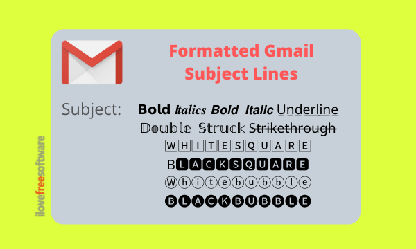How to Add Bold, Italic, Underline Text to Email Subject Lines in Gmail?