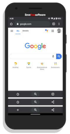 Bottom Toolbar in Chrome on Android