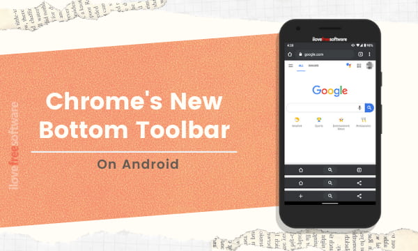 How To Get A Bottom Toolbar In Chrome On Android 
