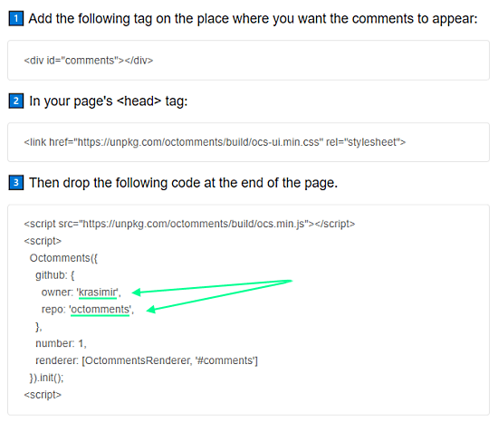 Add GitHub Issues as Comments on Your Website