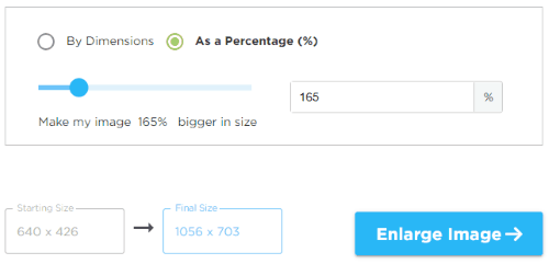 online image enlarger