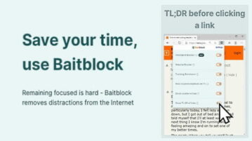 Remove Distractions from the Internet to Stay Focused: BaitBlock
