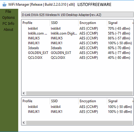 view saved wifi password using WiFi Manager