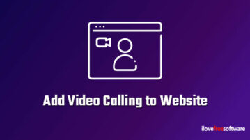 Add Video Calling to Website