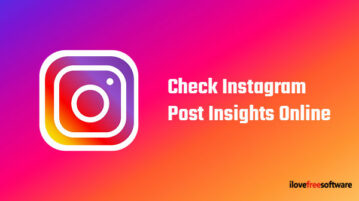 Check Instagram Post Insights Online