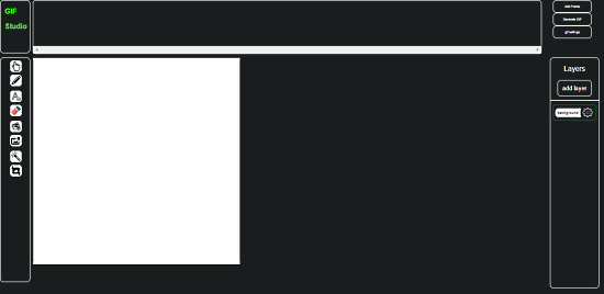 Free Online Frame by Frame GIF Editor with Layers Support 2