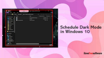 How to Schedule Dark Mode in Windows 10