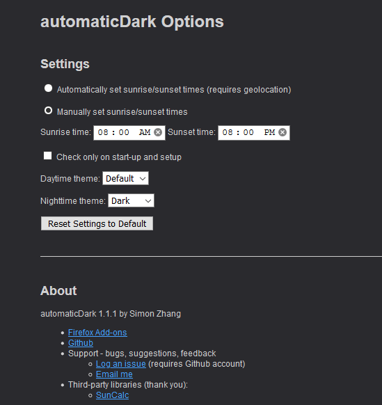 How to Schedule Dark Theme in Firefox 5