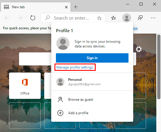 How to Use Multiple User Profiles in Microsoft Edge Chromium 3